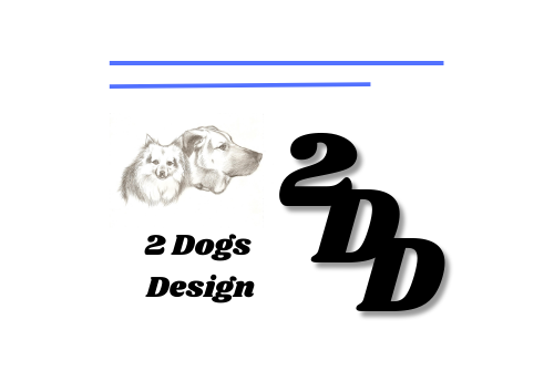 2 Dogs Design Logo